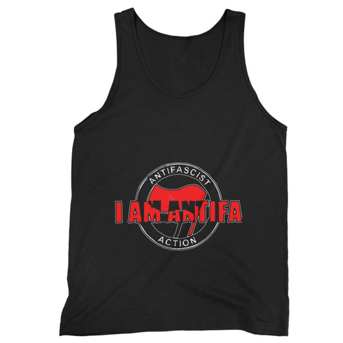 I Am Antifa Logo Tank Top I Am Antifa Logo Tank Top