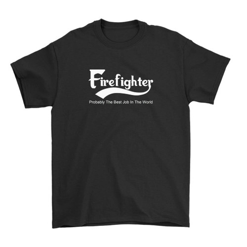 Carlsberg Firefighter Man's T-Shirt Tee