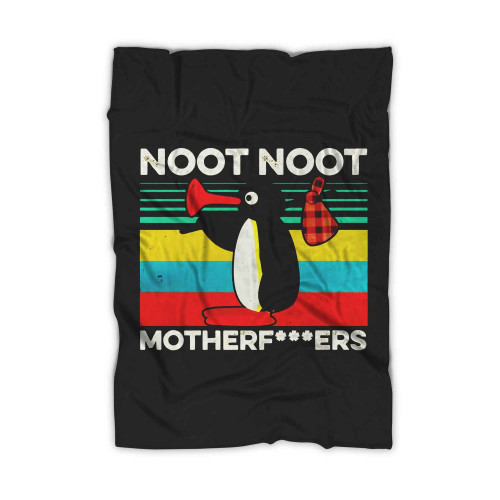 Pingu Noot Noot Motherfuckkers Vintage Blanket Pingu Noot Noot Motherfuckkers Vintage Blanket