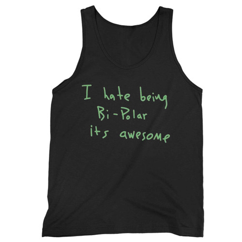 I Hate Being Bi Polar Its Awesome Kanye West Ye Album Cover Tank Top