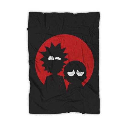 Rick And Morty Funny Cartoon Tv Series Blanket
