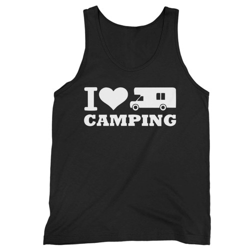 I Love Camping Rv Trailer Camp Tank Top
