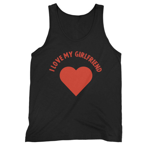 I Love My Girlfriend Heart Tank Top