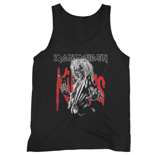 Iron Maiden Killers Eddie Large Graphic Distress Tank Top