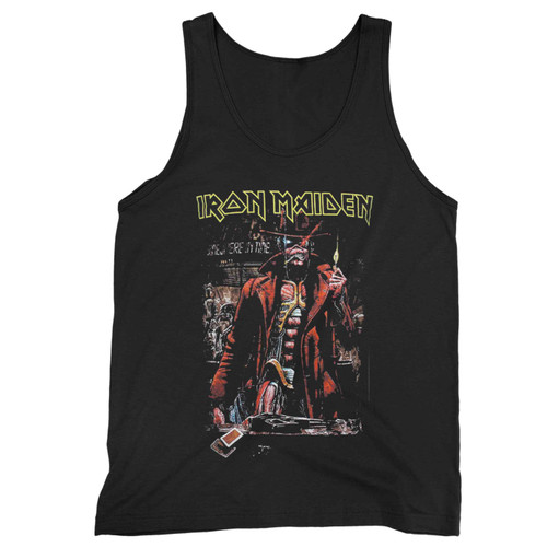 Iron Maiden Stranger Sepia Rock Band Tank Top