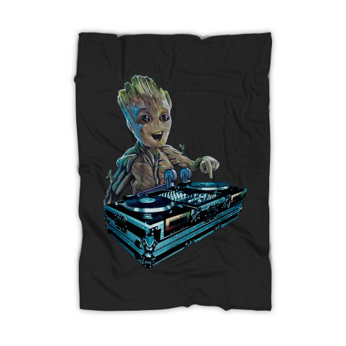 Baby Groot Dj Blanket