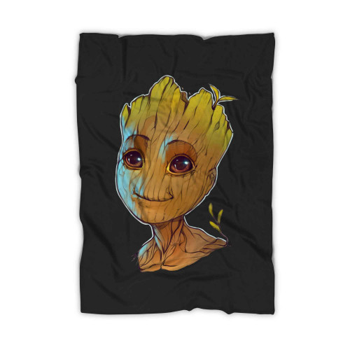 Baby Groot Smile Blanket