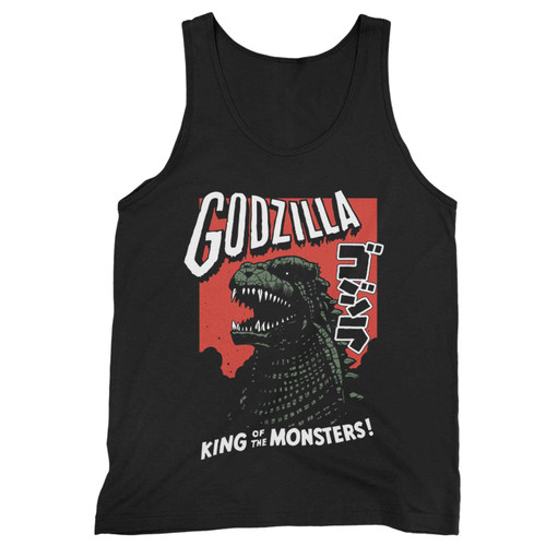 King Of The Monsters Godzilla Tank Top