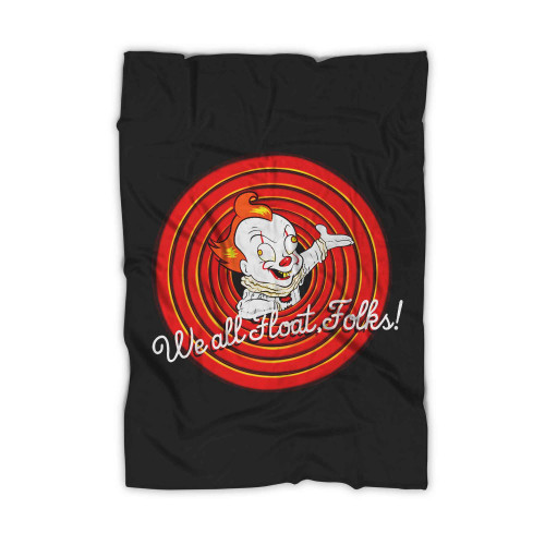 We All Float Folks Pennywise Blanket We All Float Folks Pennywise Blanket