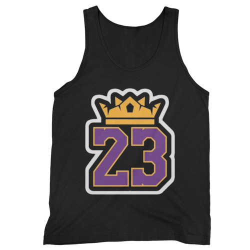 Lebron James King James 23 La Lakers Basketball Youth Tank Top