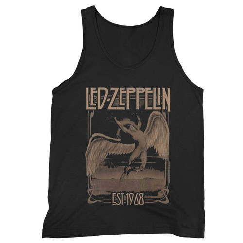 Led Zeppelin Swan Song Logo Rock Tank Top