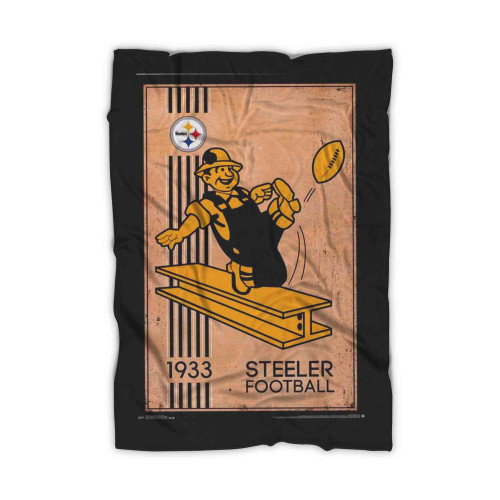 Pittsburgh Steelers Retro Nfl Team Blanket