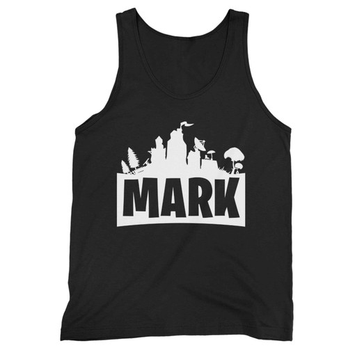 Mark Top Gamer Boy Player Gaming Name Tank Top Mark Top Gamer Boy Player Gaming Name Tank Top