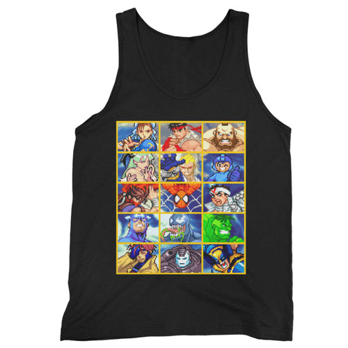 Marvel Vs Capcom Character Select Tank Top