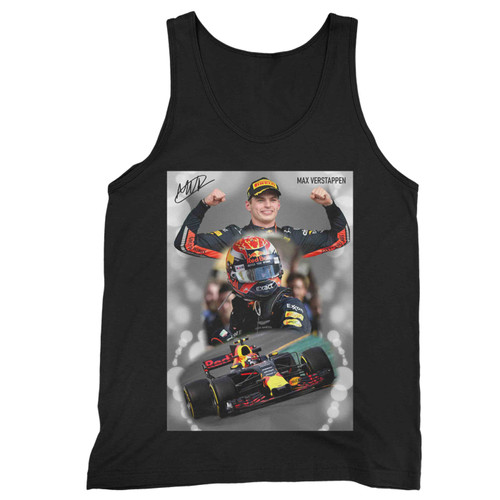 Max Verstappen Poster Formula 1 Red Bull F1 Tank Top