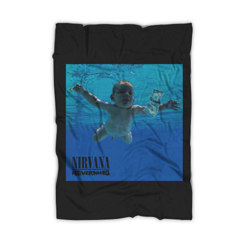 Nirvana Nevermind Album Kurt Cobain Rock Band Blanket