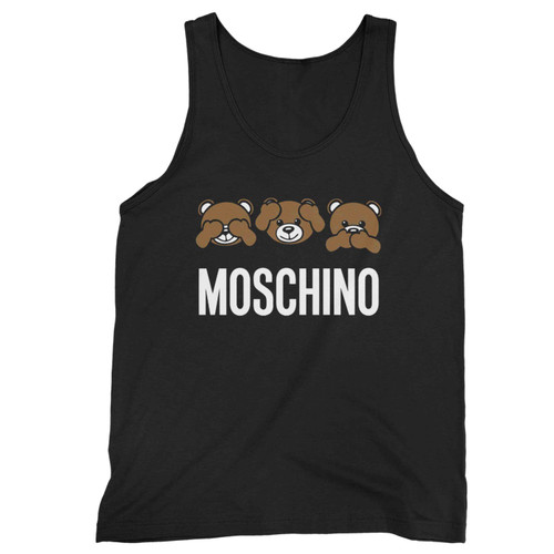 Moschino Bear Icon Logo Tank Top