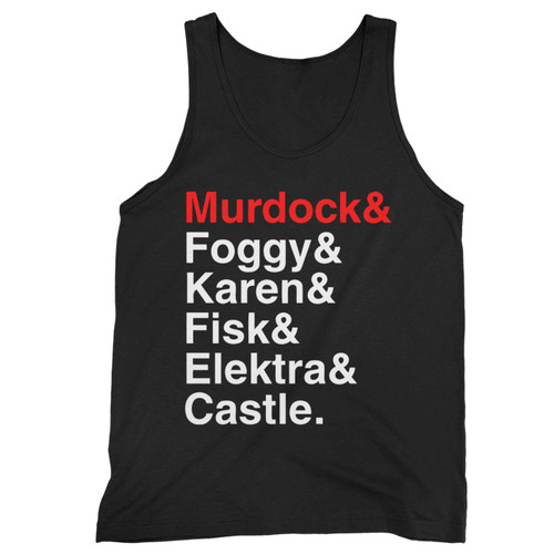 Murdock Foggy Karen Fisk Elektra Castle Tank Top