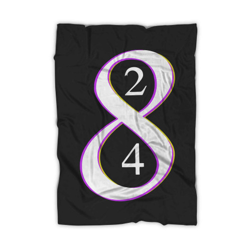Los Angeles La Laker Legend Kobe Bryant Retiring 8 And 24 Jersey Numbers Blanket