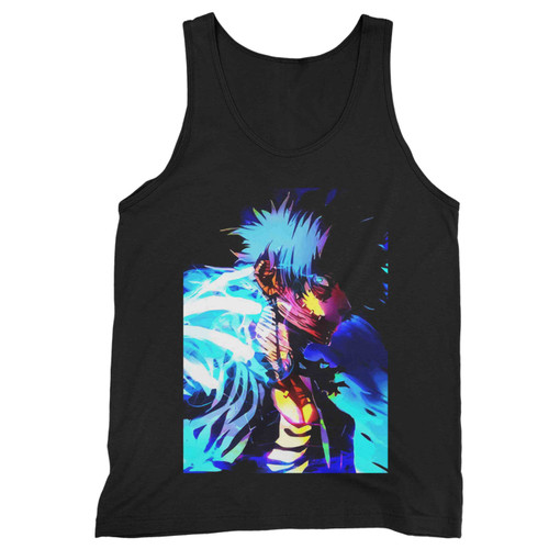 Neon Perfect Blue Flame Tank Top