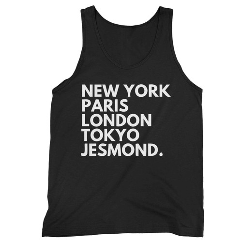 New York Paris London Tokyo Newcastle Tank Top