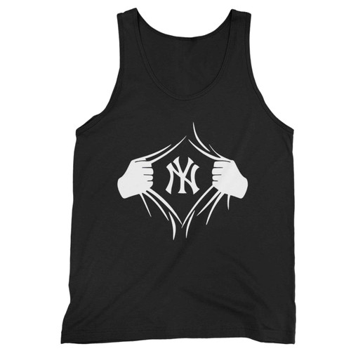 New York Yankees Superman Rip Tank Top