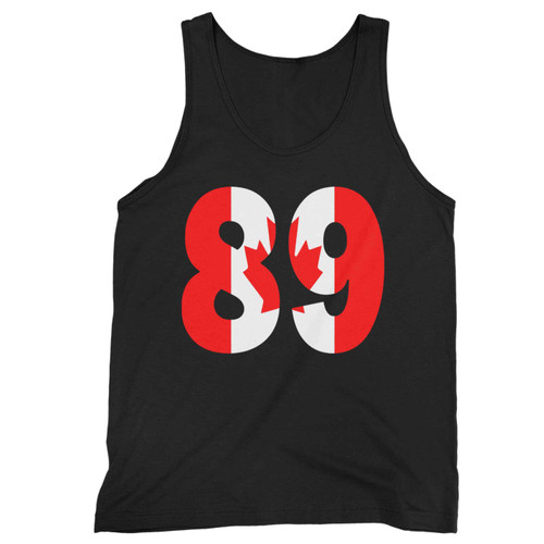 Number 89 With Canadian Flag Tank Top
