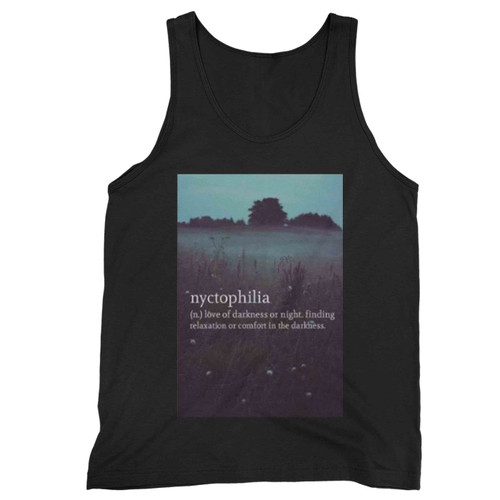 Nyctophilia Love Of Darkness Finding Tank Top