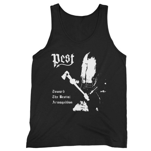 Pest Bestial Armageddon Black Metal Finland Tank Top