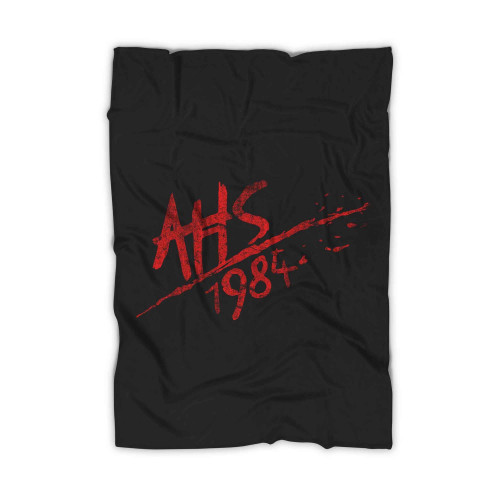 Ahs 1984 American Horror Story 1984 Grunge Logo Blanket