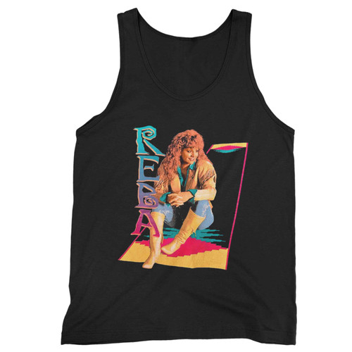 Reba Mcentire Rebe Mcentire Portrait Vintage Tank Top