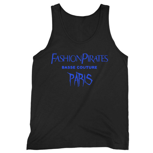 Red V1 Fashion Pirates Blue Tank Top