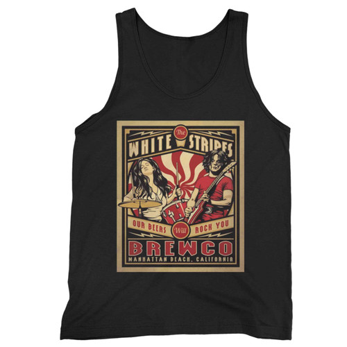 Retro The White Stripes Tank Top