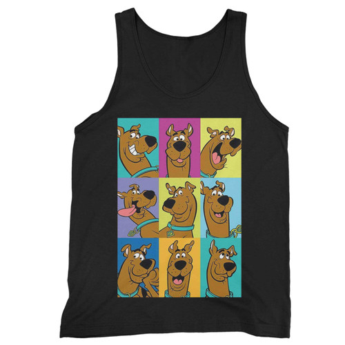 Scooby Doo Faces Collage Tank Top