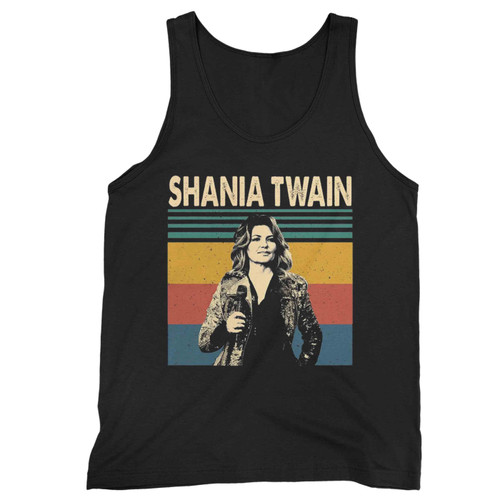Shania Twain Retro Vintage Tank Top