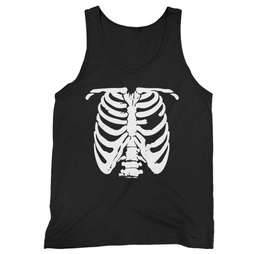 Skeleton Body Halloween Costume Rib Tank Top