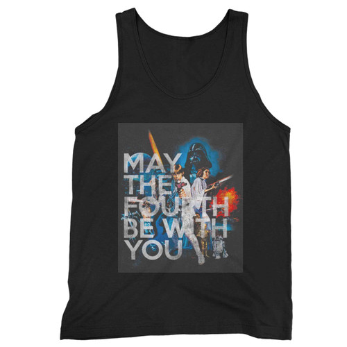 Star Wars May The Fourth Be With You Vintage Movie Poster Tank Top