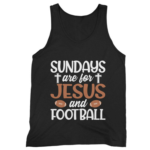 Sundays Are For Jesuss And Football Aa Tank Top