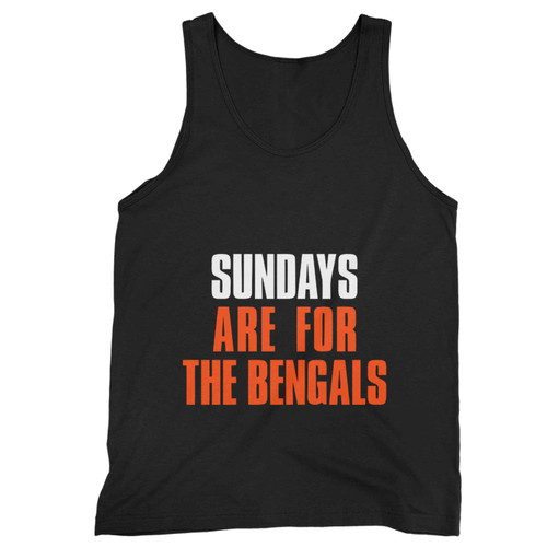 Sundays Are For The Bengals Cincinnat Football Tank Top