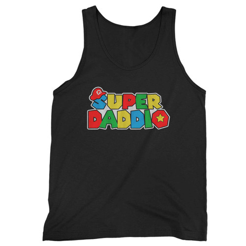 Super Daddio Super Mario Father'S Day Tank Top