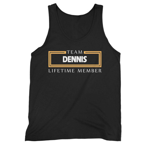 Team Dennis Lifetime Member Surname Tank Top