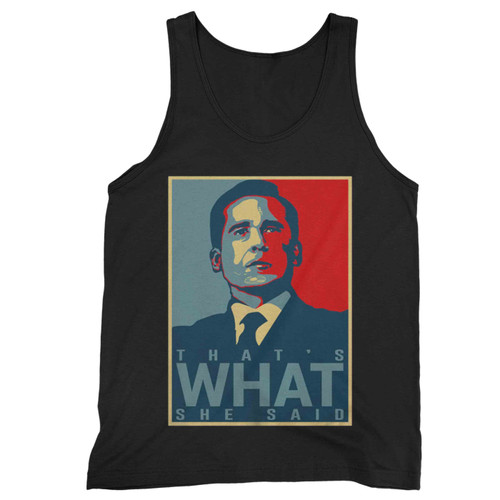 That'S What She Said Graphic Michael Scott Prison Mike Tank Top