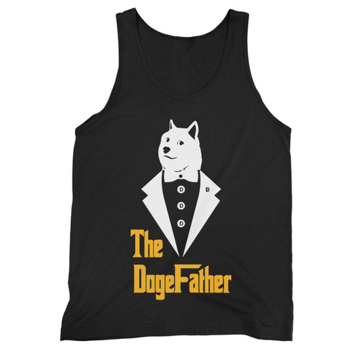 The Dogefather Of Dogecoin Dogecoin Crypto Meme Tank Top