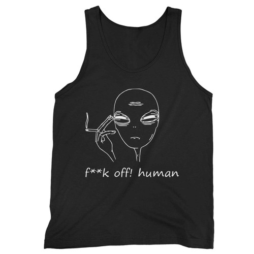 Tired Alien Human Tank Top