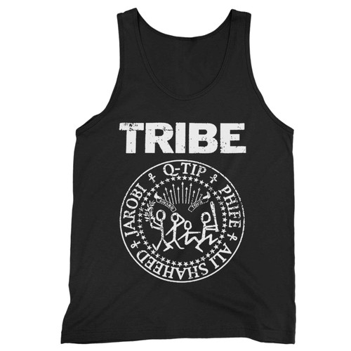 Tribe Called Quest Atcq Logo Tribe Jaroni Q Tip Phife And Ali Shaheed Tank Top