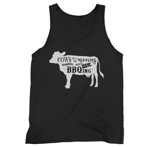 Vegetarian Cows Are For Mooing Not For Bbqing Vegan Tank Top