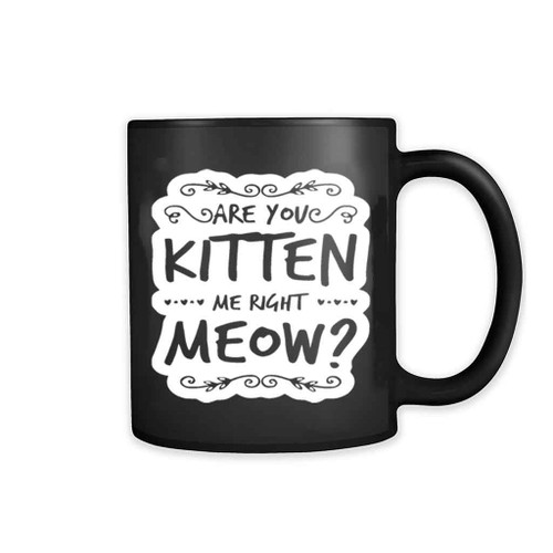 Are You Kitten Me Right Meowm Kitten Me Right Meow 11oz Mug