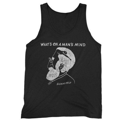 Vintage Sigmund Freud Whats On A Mans Mind Tank Top