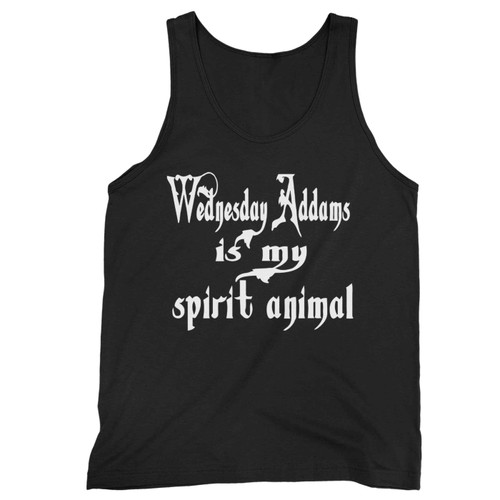 Wednesday Addams Is My Spirit Animal Tank Top