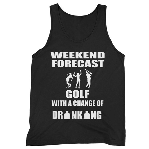 Weekend Golf With And Chance Of Drinking Tank Top Weekend Golf With And Chance Of Drinking Tank Top